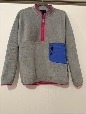 Patagonia Women’s Quarter-Zip Gray Fleece Sweater